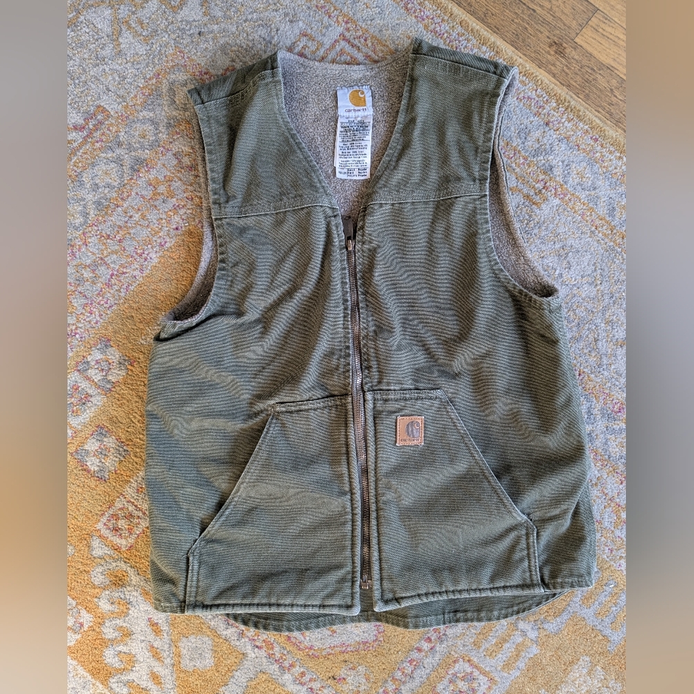 Vintage Carhartt duck canvas vest s/m